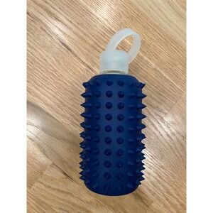 BKR Spiked Water Bottle Dark‎ Navy Blue Silicone 500ml 16oz Fifth Ave 5th